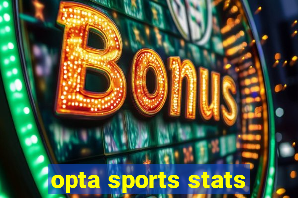 opta sports stats